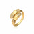 Fashion Heart-shaped Copper Inlaid Zircon Ring Wholesale