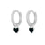 Fashion Heart-shaped Earrings Ear Buckle Drop Oil Copper Earrings