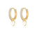 Fashion Heart-shaped Earrings Ear Buckle Drop Oil Copper Earrings