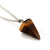 Fashion Hexagonal Cone Natural Stone Pendant Necklace 1 Piece