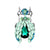 Fashion Insect Alloy Inlay Rhinestone Brooches