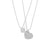 Fashion Insect Heart Shape Stainless Steel Pendant Necklace Metal Stainless Steel Necklaces