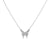 Fashion Insect Heart Shape Stainless Steel Pendant Necklace Metal Stainless Steel Necklaces