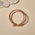 Fashion Knot Bow Knot Twist Rubber Band Metal Layered Hair Tie 1 Piece