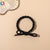 Fashion Knot Bow Knot Twist Rubber Band Metal Layered Hair Tie 1 Piece