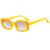 Fashion Korean Sunglasses Small Frame Plain Trend Sunglasses