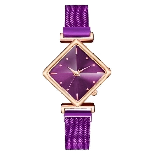 Fashion Ladies Watch Diamond Dial Hand Watch Simple Casual Fashion Quartz Watch