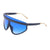 Fashion Large Frame Integrated Lens Sun-resistant Windproof Sunglasses