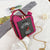 Fashion Laser Sequin Embroidery Letter Oil Can Creative Messenger Bag