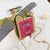 Fashion Laser Sequin Embroidery Letter Oil Can Creative Messenger Bag