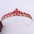 Fashion Leaf Alloy Hollow Out Inlay Crystal Rhinestones Crown 1 Piece