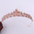 Fashion Leaf Alloy Hollow Out Inlay Crystal Rhinestones Crown 1 Piece