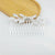 Fashion Leaf Flower Metal Plating Inlay Artificial Gemstones Hair Combs 1 Piece