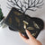 Fashion Leaves Hollow Square Buckle Long Wallet