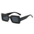 Fashion Leopard Ac Square Full Frame Women's Sunglasses