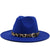 Fashion Leopard Belt Woolen Jazz Hat Wholesale