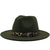 Fashion Leopard Belt Woolen Jazz Hat Wholesale