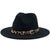 Fashion Leopard Belt Woolen Jazz Hat Wholesale