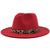 Fashion Leopard Belt Woolen Jazz Hat Wholesale