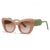 Fashion Leopard Pc Cat Eye Full Frame Women's Sunglasses