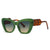 Fashion Leopard Pc Cat Eye Full Frame Women's Sunglasses