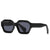 Fashion Leopard Pc Square Patchwork Full Frame Men's Sunglasses