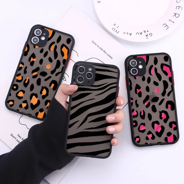 Fashion Leopard Pc Tpu Phone Accessories