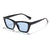 Fashion Leopard Pc Uv400 Resin Cat Eye Patchwork Full Frame Women's Sunglasses