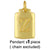 Fashion Letter 18k Gold Plated Necklace In Bulk