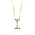 Fashion Letter 18k Gold Plated Necklace In Bulk