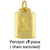 Fashion Letter 18k Gold Plated Necklace In Bulk