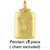 Fashion Letter 18k Gold Plated Necklace In Bulk