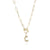 Fashion Letter Copper Gold Plated Necklace 1 Piece