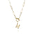 Fashion Letter Copper Gold Plated Necklace 1 Piece