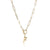 Fashion Letter Copper Gold Plated Necklace 1 Piece