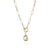 Fashion Letter Copper Gold Plated Necklace 1 Piece