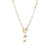 Fashion Letter Copper Gold Plated Necklace 1 Piece