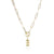 Fashion Letter Copper Gold Plated Necklace 1 Piece