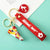 Fashion Letter Football Pvc Unisex Bag Pendant Keychain 1 Piece