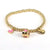 Fashion Letter Heart Shape Copper Bracelets Enamel Copper Bracelets 1 Piece