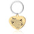 Fashion Letter Heart Shape Stainless Steel Plating Keychain Necklace 1 Piece