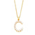 Fashion Letter Imitation Pearl Copper Plating Pendant Necklace 1 Piece