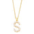 Fashion Letter Imitation Pearl Copper Plating Pendant Necklace 1 Piece