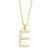 Fashion Letter Imitation Pearl Copper Plating Pendant Necklace 1 Piece