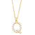 Fashion Letter Imitation Pearl Copper Plating Pendant Necklace 1 Piece