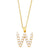 Fashion Letter Imitation Pearl Copper Plating Pendant Necklace 1 Piece