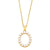 Fashion Letter Imitation Pearl Copper Plating Pendant Necklace 1 Piece