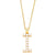 Fashion Letter Imitation Pearl Copper Plating Pendant Necklace 1 Piece