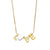 Fashion Letter Mama Mom Pendant Heart Copper 18k Gold-plated Inlaid Color Zircon Necklace