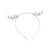 Fashion Letter Snowflake Alloy Inlay Rhinestones Hair Band 1 Piece